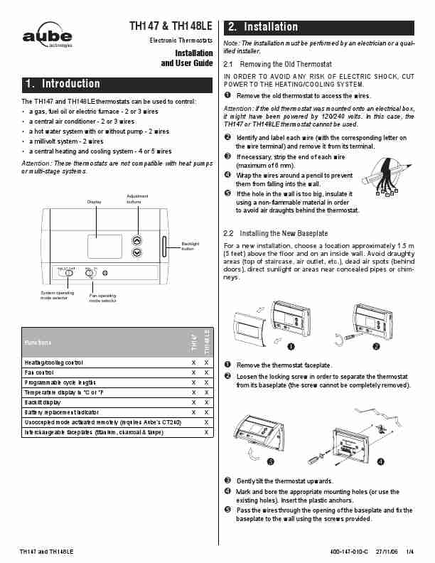 Aube Technologies Thermostat TH147-page_pdf